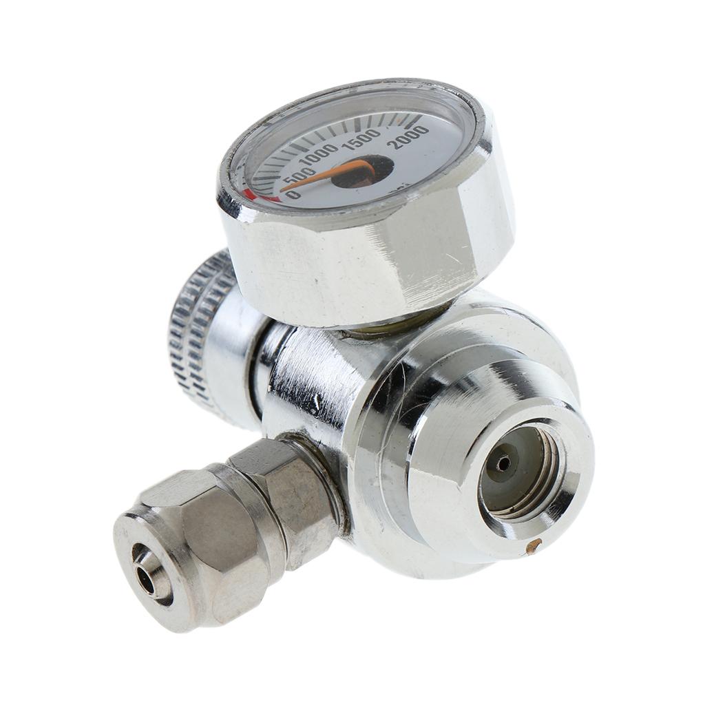 Planted Aquarium Care - Aquarium CO2-Generator Kupfer-Druckmesser-Set Kohlendioxid-Regler-Ventil für Fischbecken-Pflanzenpflege