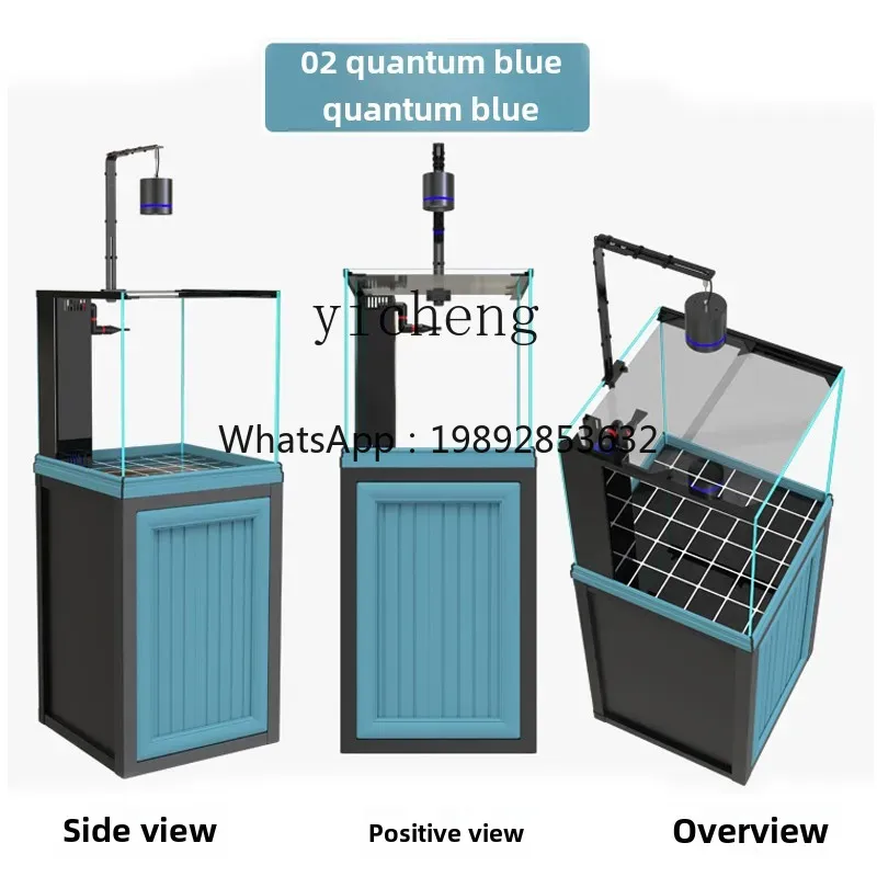 Aquarium Planted Tank Filter - B1 quadratischer Aquariumbodenfilter aus ultraweißem Glas