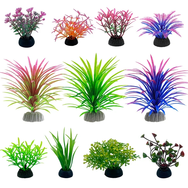 Aquarium Plant Ornament - PVC Aquarium dekorative Simulation künstliche Blätter