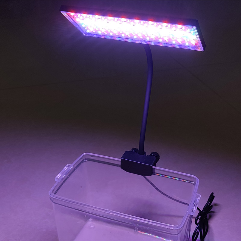 Aquarium Plant Ornament - 3-Lichtfarben verstellbare Aquariumlampe Pflanzenwachstumslicht Vollspektrum LED