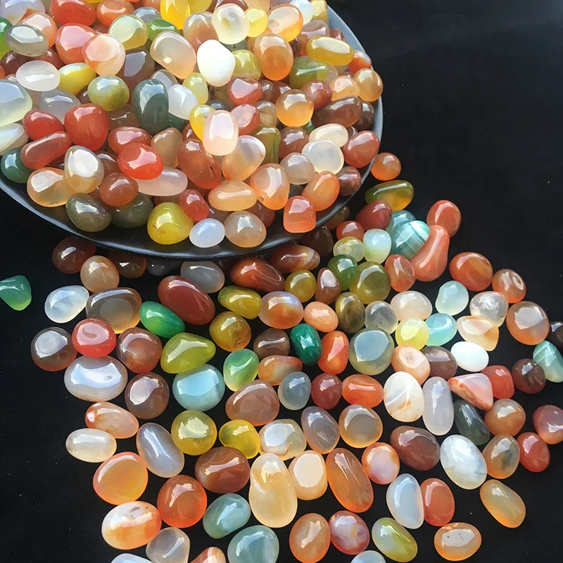 Planted Aquarium Air Stone - 100 g Achat-Kieselsteine, bunte Ziersteine ​​für