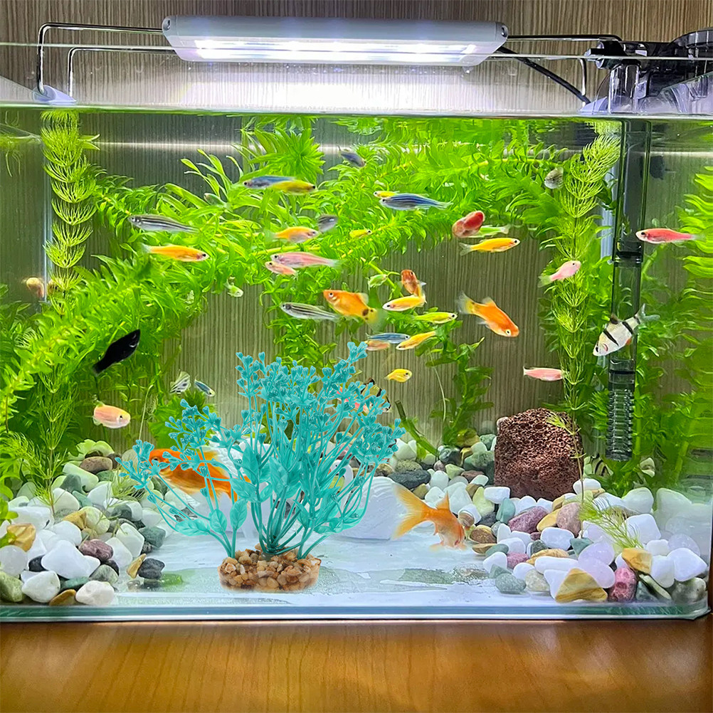 Planted Aquarium Maintenance - 2 Stück Lebensechte Simulierte Wasserpflanzen für