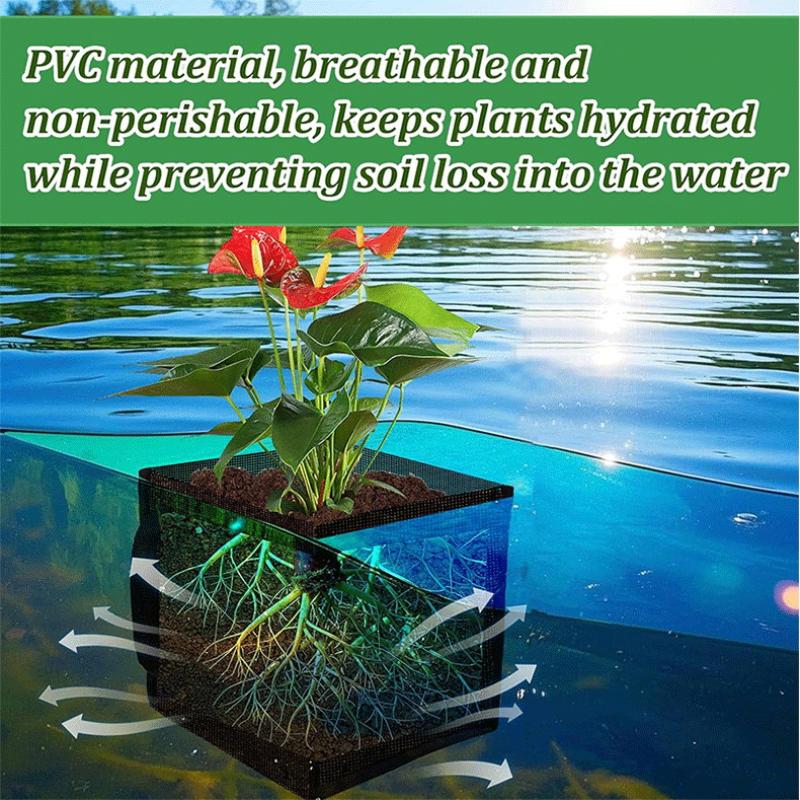 4 Stück schwarze Mesh-Teichpfl – Aquarium Planted Aquarium Bewertung und Preis
