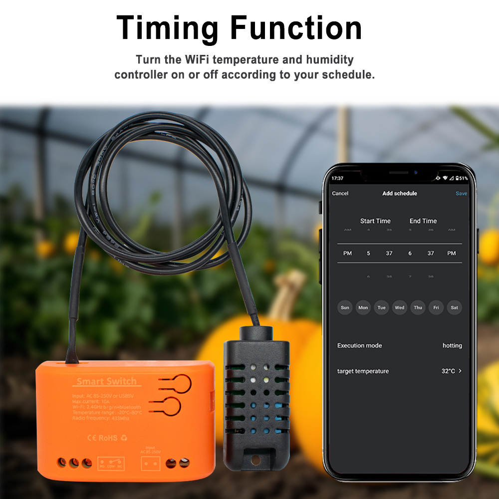 Tuya WiFi Temperatur Feuchtigk – Aquarium Planted Aquarium Bewertung und Preis